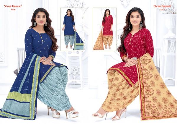 Shree Ganesh Hansika Vol-14 Cotton Designer Redymade Suit